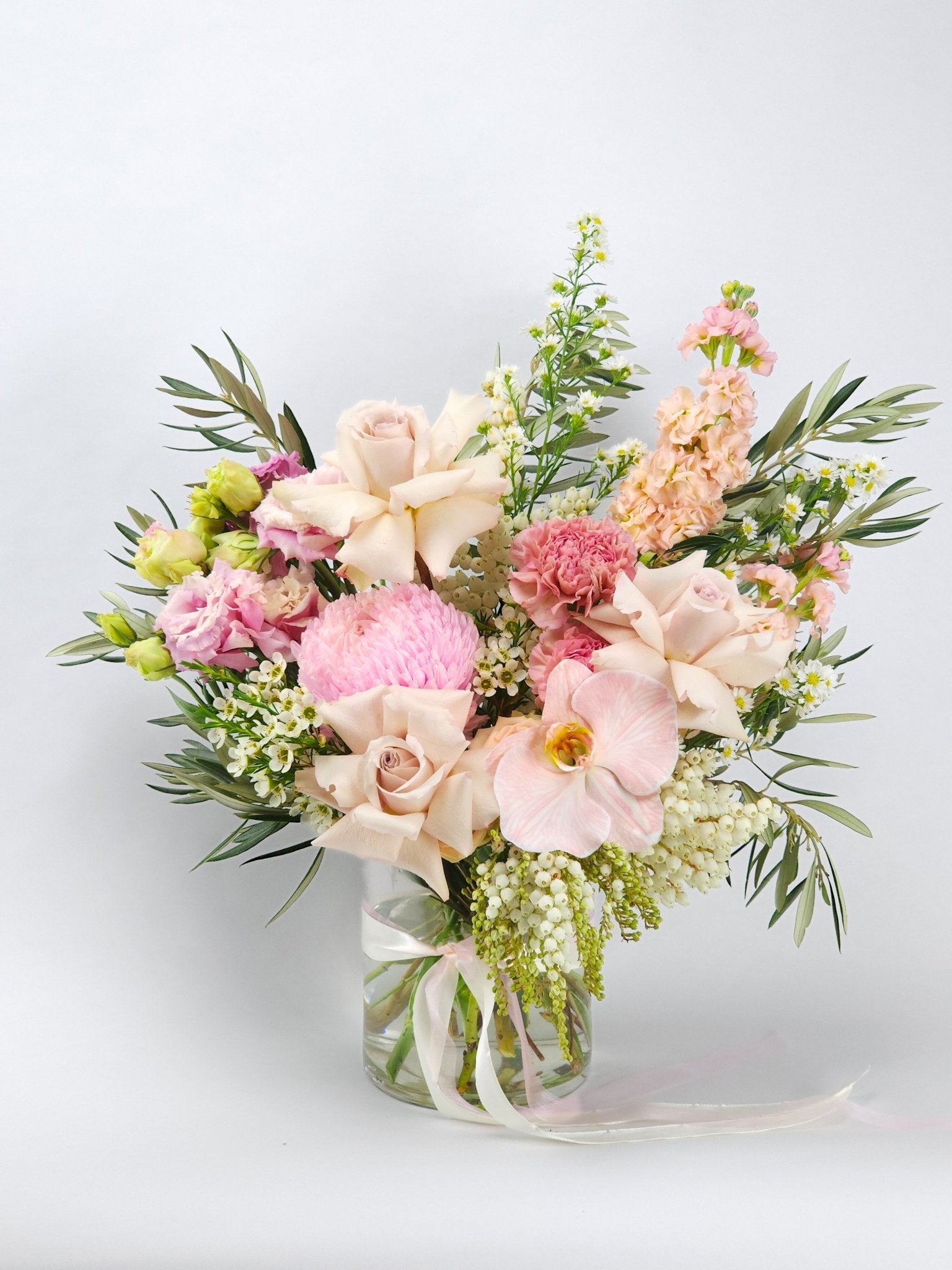 Dolce Pastel Bouquet - Gold Coast Florist – Hansford Flowers