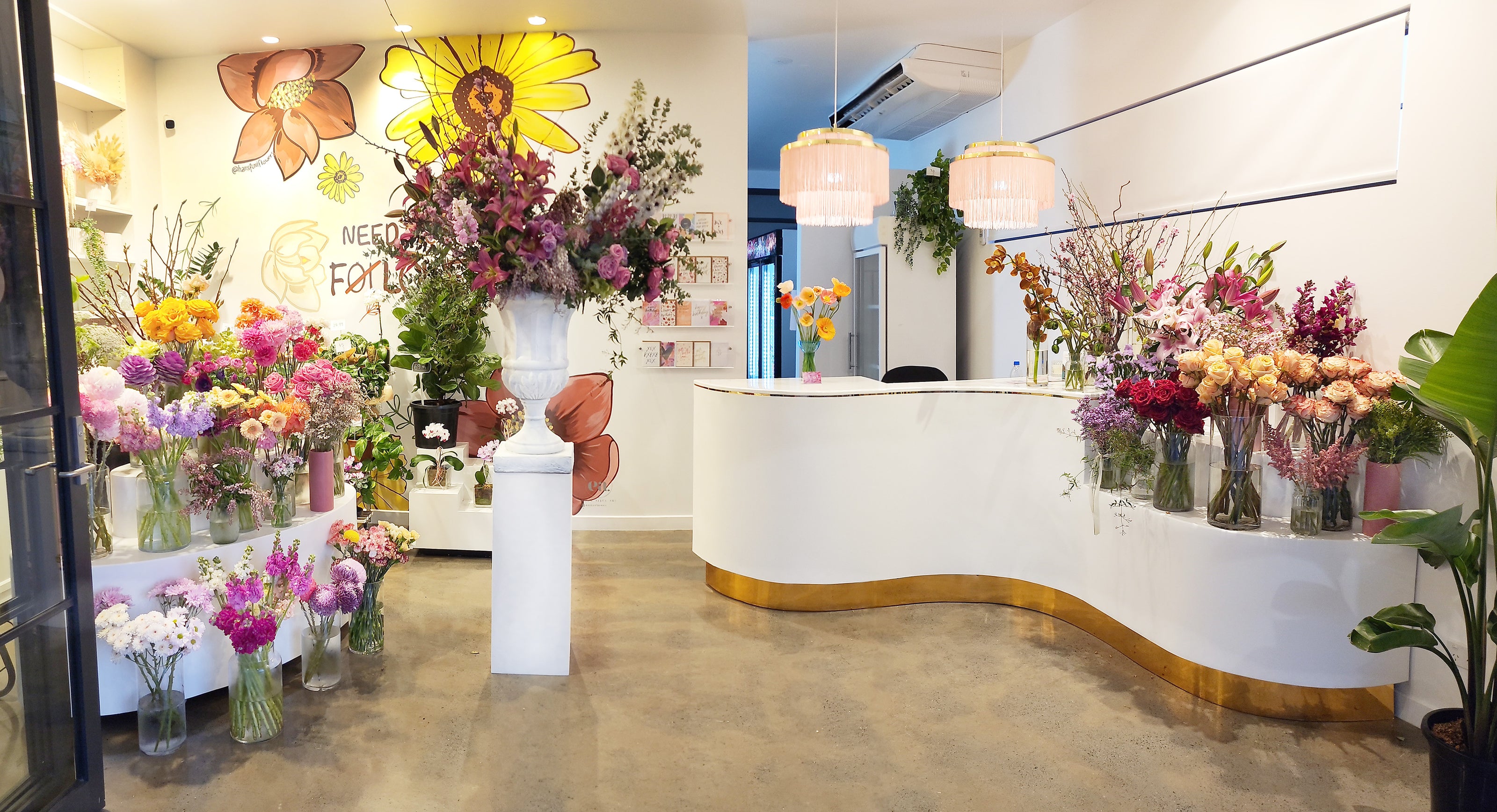 Hansford Flowers Florist Shop Display